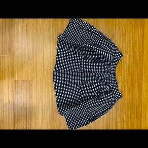 Black & White Circle Skater Skirt